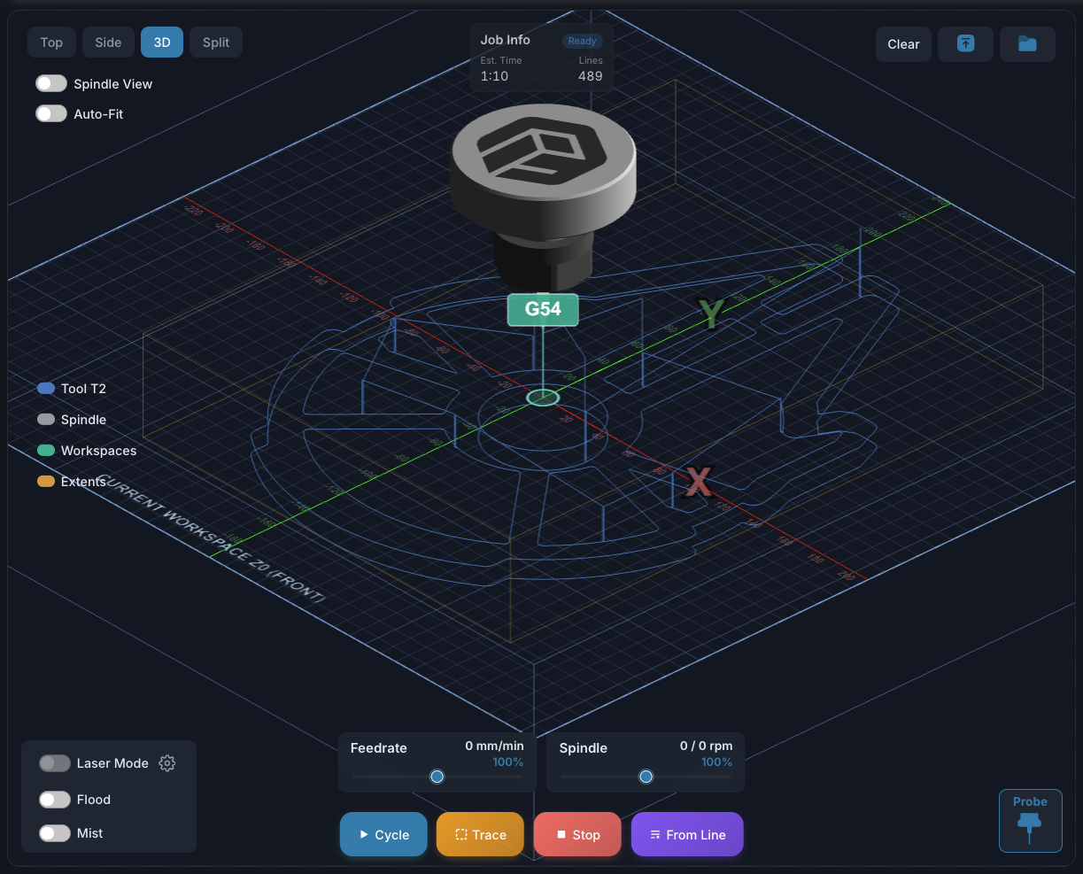 Visualizer controls