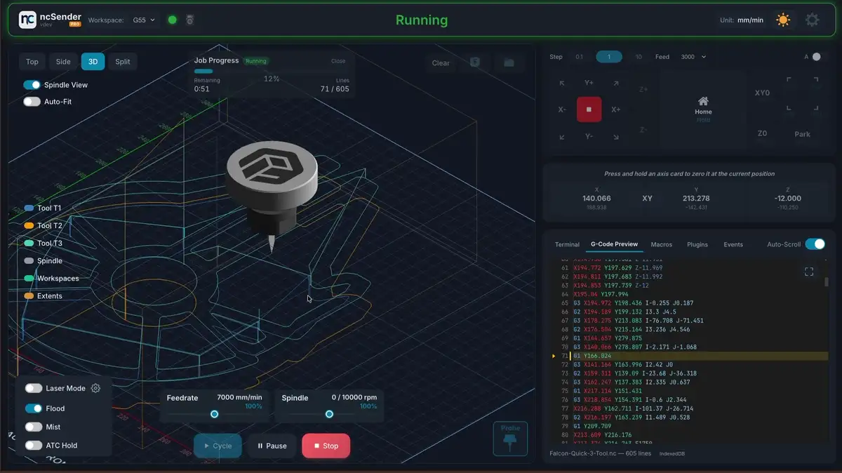 Program execution animation